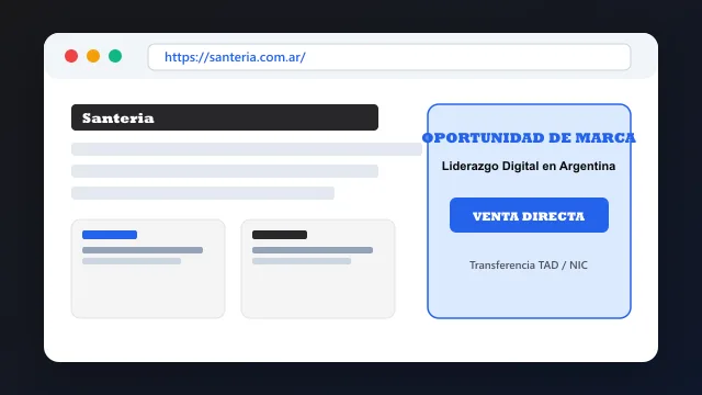Modelo de aplicación comercial y proyectos digitales para santeria.com.ar