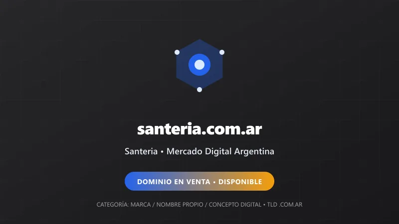 Identidad gráfica y activo digital para Santeria en Argentina